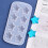 Stjerneformet silikone isterningform hvid 3D-design 2
