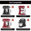 Αναδευτήρας Flex Edge κατάλληλος για μίξερ βάσης Kitchenaid 6 λίτρων με ανυψωτικό μπολ, 4