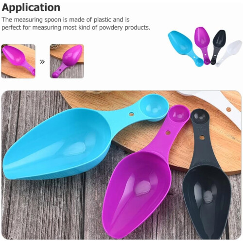 1/4-kopps mjölskopa i plast, 4-pack 1