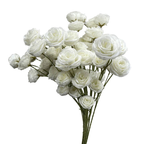 Ramo de rosas artificiales para bodas (6 cabezas) 1