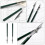 Toddmomy Art Rayling Pen Green Comic Tools4Set0.2X5.1In 5