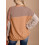 Damenmode 2023: Farbblock-Strickpullover mit langen Ärmeln und Rundhalsausschnitt 2