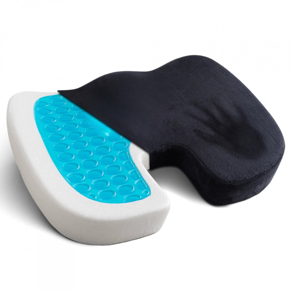 Gel Memory Foam Chair Cushion Cooling Breathable 1 Pack 9181073923685