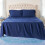 Ashford Home Essentials Bedding, Σετ σεντόνια 4 τεμαχίων King Size, Estate Blue 1