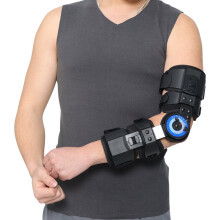 Tutore per gomito articolato ROM, tutore stabilizzatore per gomito post-operatorio regolabile, supporto per il recupero da lesioni al braccio dopo