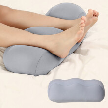 Japceit Gebogenes Beinkissen, Komfortkissen zur Unterstützung von Rücken und Beinen, ergonomisches Design für Entspannung und Schlaf, weiches und