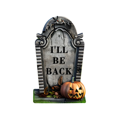 Διακοσμήσεις για επιτύμβιες στήλες για το Halloween, εξωτερική διακόσμηση 2