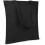 Οικονομική τσάντα Tote από μαύρο βαμβάκι 11,8"x13", 5oz ελαφρύ ύφασμα, μικρές 1