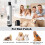 Silent Groom Pro Nail Grinder, Επαγγελματικό τρίψιμο νυχιών κατοικίδιων με φως LED, 5 ταχύτητες, 2