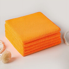 Lot de 5 chiffons de nettoyage réutilisables en microfibre, 38 x 38 cm, pour la maison, la voiture et les fenêtres.