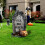 Διακοσμήσεις για επιτύμβιες στήλες για το Halloween, εξωτερική διακόσμηση 8