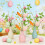 Spring Easter Floral Stems with Pastel Eggs 6PC 2