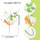 Spring Easter Floral Stems with Pastel Eggs 6PC 5