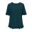 Γυναικείο Casual Tunic Top με Κοντομάνικο Στυλ VERUGU, Κουμπιά με Βολάν, Στρογγυλή 6