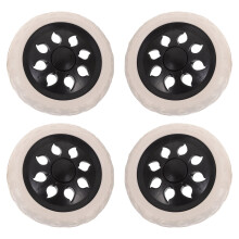 4 Pcs Grocery Cart Replacement Wheels Shopping Easy to Store Trolley