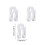 Large Windproof Beach Towel Clips, Plastic, 3-Piece Set 3