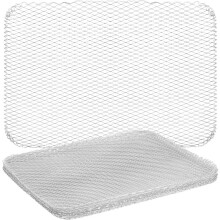 Conjunto de 10 Grelhas Descartáveis Antiaderentes para Churrasco, Ideais para Legumes, Carnes, Peixes e Mais, 38,7 x 30,5 cm
