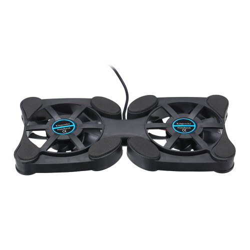 Mini Portable Folding Foldable USB Dual Fan Cooler Cooling Pad for PC Laptop Notebook 7 1