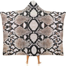 Couverture à capuche à motifs animaux, idéale pour le canapé, les enfants, les adolescents, les hommes et les femmes (cadeau).