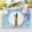 Tischsets mit blauem Schneeflockenmuster, Leinen, 4er-Set 3