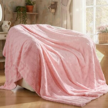Faux Fur Throw Blanket 50x60in, 3D Marble Texture, Soft Plush Warm Fuzzy Blanket, Faux Rabbit Fleece, Pink – Christmas/Birthday Gift for Her, Mom,