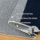 Memory Foam Rug Grey Navy Blue 5x7 ft 4