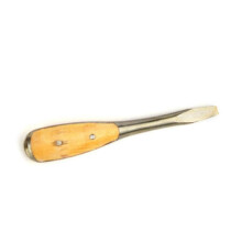 Heavy Duty Screwdriver With Wooden Handle Flat Head 6/8/10/12 Inch Home Machine Hand Repair Tools
