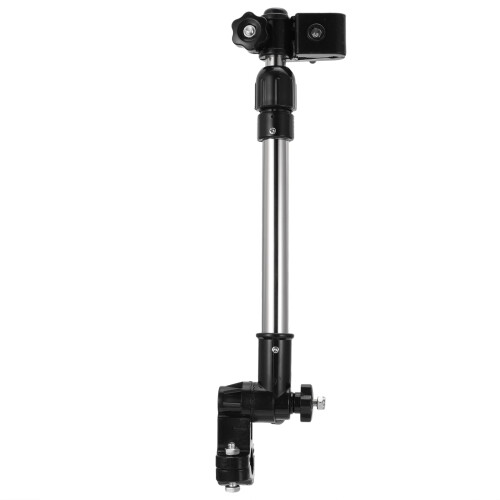 1 stk. justerbar paraplyholder ABS sort til liggestole 2