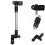 1 stk. justerbar paraplyholder ABS sort til liggestole 6