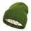 Satingefütterte Damenmütze, gestrickte satingefütterte Wintermütze für Damen, seidengefütterte Mütze, warme Mütze, grün 1