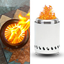 Portable wood stove stainless steel outdoor camping fire pit