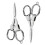 2Pcs Folding Crochet Scissors (3.86"x0.98"x0.24"), for Thread Trimming & Embroidery, Compatible with Sharp Scissors 1