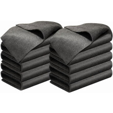 Chiffon de nettoyage magique épais 2026, chiffon en microfibre réutilisable sans traces (lot de 10, 20 x 30 cm), compatible avec la cuisine, les