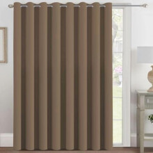 Cortinas Blackout para Varanda 100"x108", Ilhós na Parte Superior, Isolamento Térmico, Divisória de Ambientes, Compatíveis com Portas de Correr
