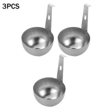 Cuociuova da cucina in acciaio inox per uova in camicia - Design multi-tazza, antiaderente, facile da usare, riutilizzabile ed ecologico