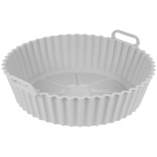 Worgeous 7,5 inch antiaanbaklaag, hittebestendige, herbruikbare airfryer-liner voor thuisgebruik en kookliefhebbers (1 stuk)