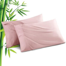 Standardörngott2-pack, svalkande bambuviskos med kuvertförslutning, 20"x26", andningsbart för varma sovare och nattliga svettningar