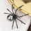 Broche de aranha feminino com strass e pérolas artificiais 1