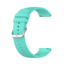 22mm Solid Color Silicone Sports Wristband Sweatproof Fashionable Design Easy Replacement Watch Strap