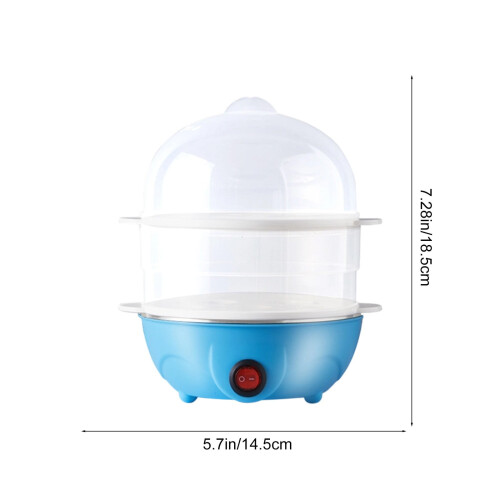 Stainless Steel Double-Layer Egg Cooker 1 Unit 2