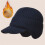 Knitted Trapper Hat with Ear Flaps and Fleece Lining 1