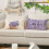 Λεβάντα Home Sweet Home Bless This Home Μαξιλαροθήκες Άνοιξης, Μωβ Θήκη Μαξιλαριού 16x20 ιντσών 5