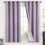 Lilac Blackout Curtains 52x63 Inch 2-Panel Set 1
