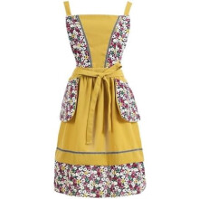 Women's Vintage Kitchen Apron with Pockets