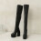 Γυναικείες ψηλές μπότες Patchwork Serpentine Platform Ultra High Heel Winter Γυναικείες μπότες πάνω από 4
