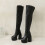 Γυναικείες ψηλές μπότες Patchwork Serpentine Platform Ultra High Heel Winter Γυναικείες μπότες πάνω από 7