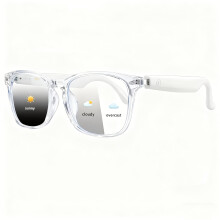 2025 Wireless Smart Glasses, Auto-Dimming, Touch Control, HD Audio, Built-in Mic, Rechargeable - For Office, Outdoor, Sports, Driving, Music & Calls