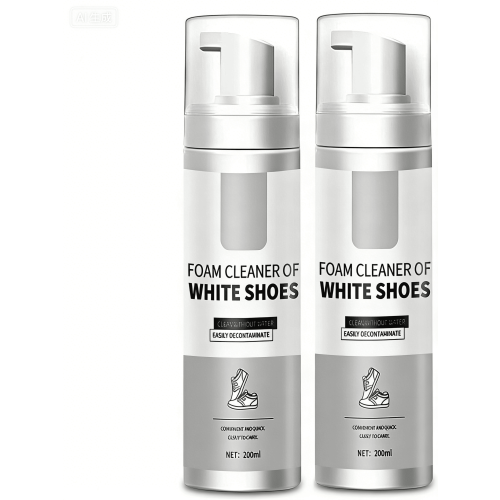 Kit de nettoyage de chaussures en mousse portable sans eau (2 pièces)