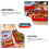 Plato rectangular de melamina rojo para servir, 33,7 x 19,8 cm. 3