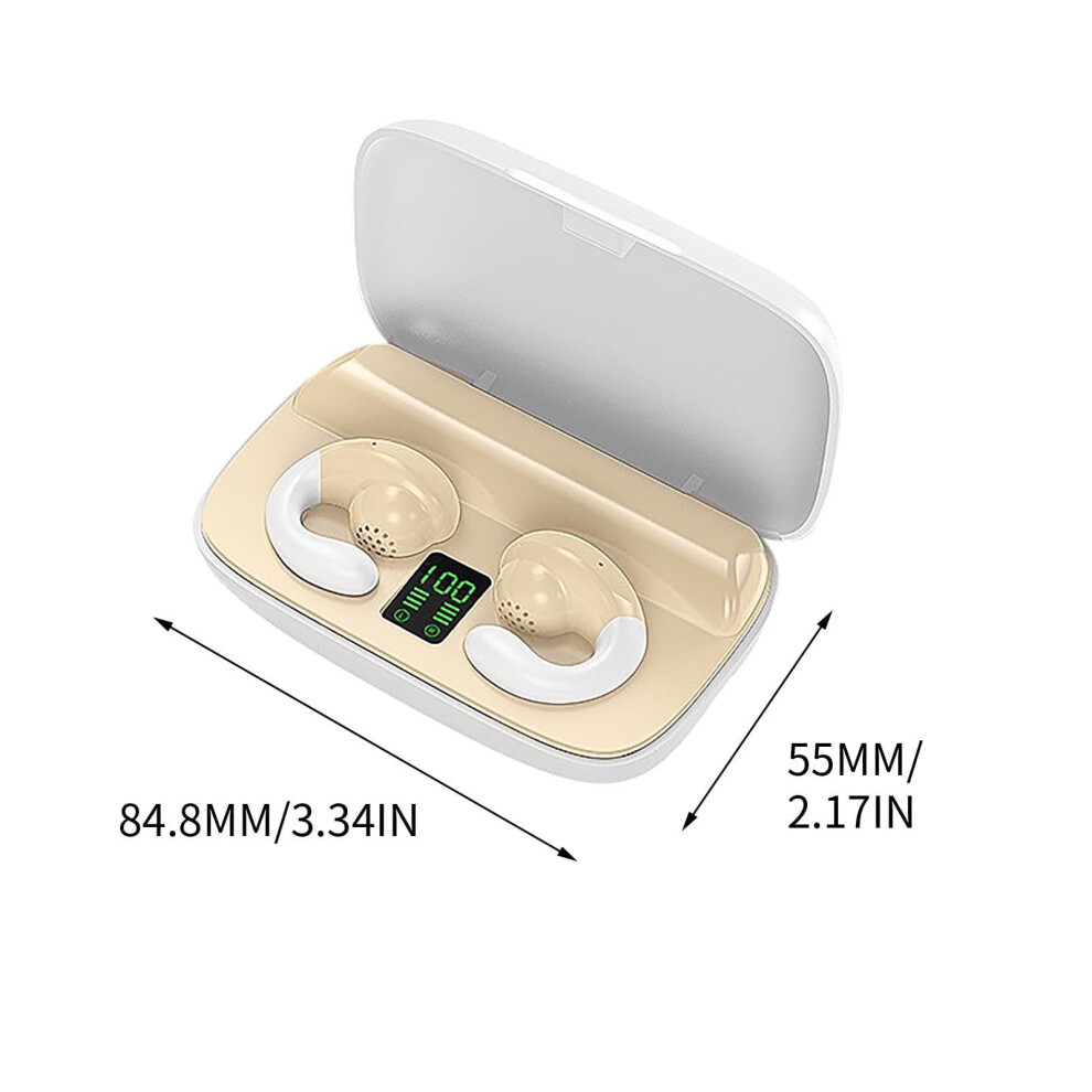 Earless Bluetooth Earphone Conducted Wireless Ear Clipping Sport Ipx8 New 9482726801153